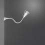 Pipe LED Wall/Ceiling White Integralis Deckenleuchte von Artemide