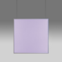 Discovery Space Square White Violet Integralis Pendelleuchte von Artemide