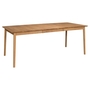 Hans K ZigZag Table Rect 140(53)x90cm Oak Oiled