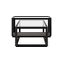 Pastoe Tangled Coffee Table Schwarz (RAL 9005) / Eichenfurnier dunkelbraun, Large
