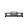 Pastoe Tangled Coffee Table Schwarz (RAL 9005) / Eichenfurnier dunkelbraun, Medium