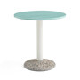 HAY Hay Ceramic Table Ø: 70 cm, Light Mint