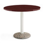 HAY Hay Ceramic Table Ø: 90 cm , Bordeaux