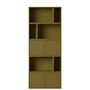 Muuto Stacked Storage System von Muuto  Brown Green, Konfiguration 8