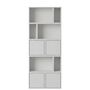 Muuto Stacked Storage System von Muuto  Grey, Konfiguration 8