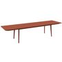 Emu Ausziehtisch Rechteckig Plus4 220+110x90 von Emu 26 Ahorn Rot
