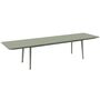 Emu Ausziehtisch Rechteckig Plus4 220+110x90 von Emu 37 Grau/Grün