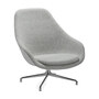 HAY Hay AAL 91 Lounge Chair 130 - Hallingdal, Aluminium poliert